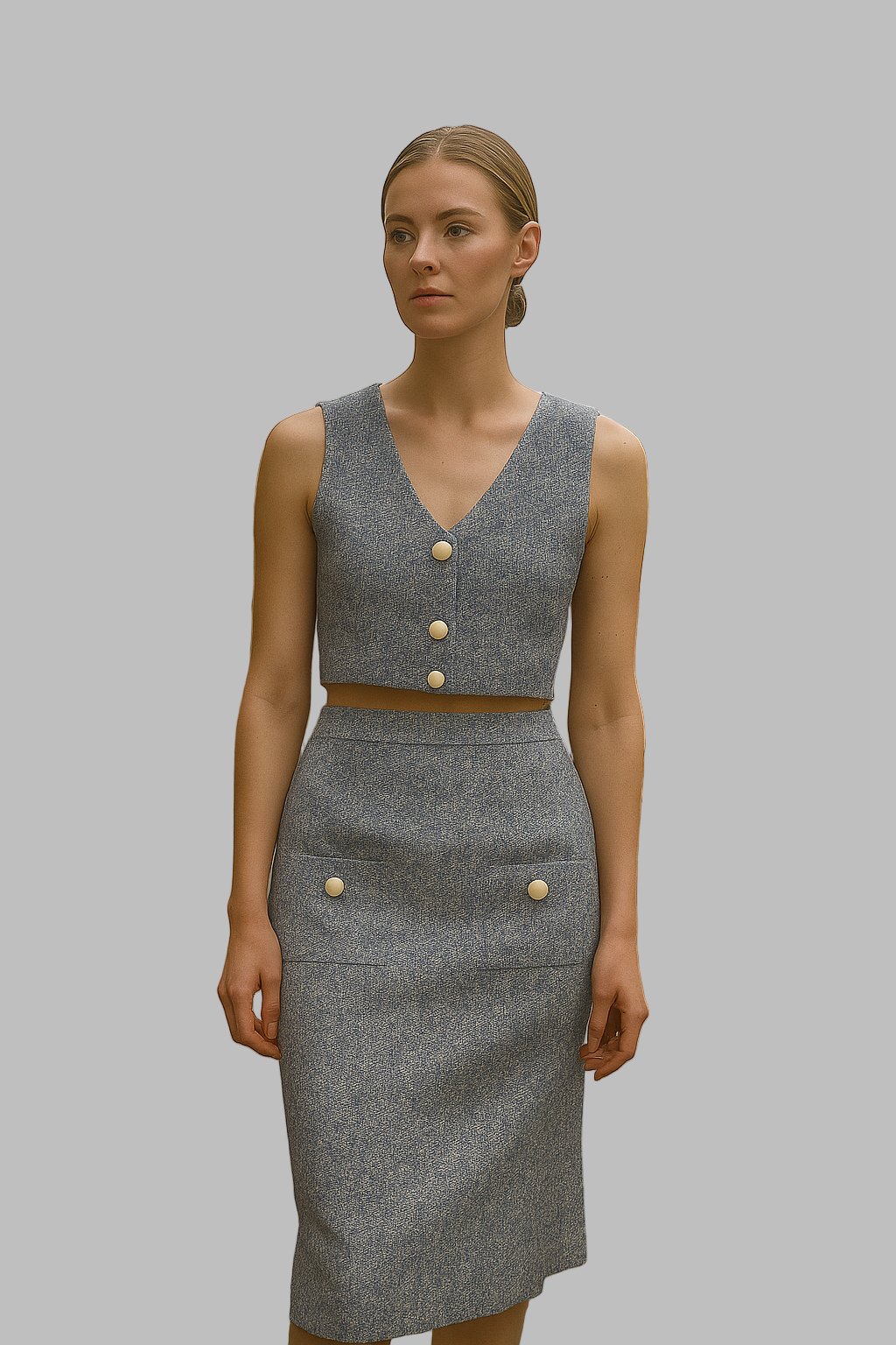Light Tweed Madi Set