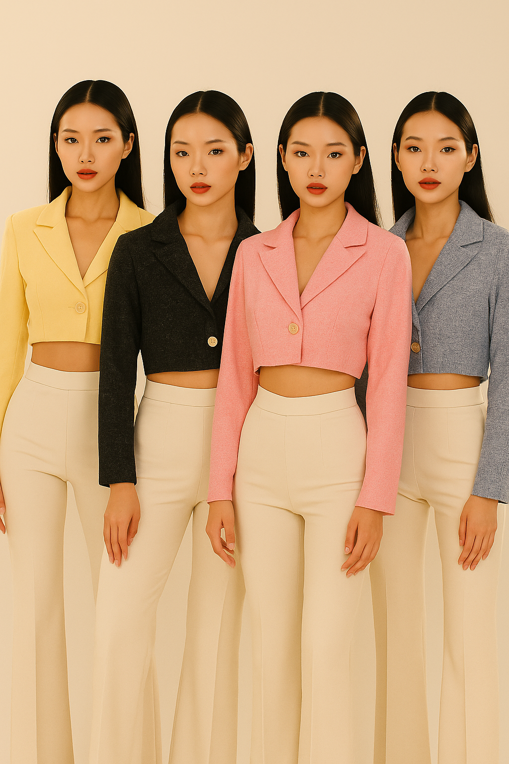 Tweed Crop Top Blazer